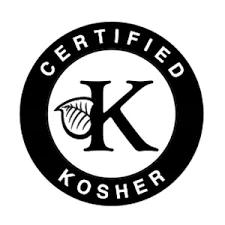 Certificado Kosher que garantiza que los productos Immunocal cumplen con estándares de calidad y procesos de producción controlados